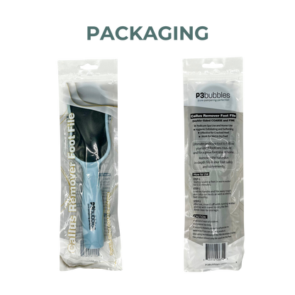 P3bubbles Callus Remover Foot File Doulbe-Sided | WHOLESALE